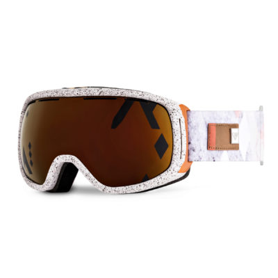 Women's Roxy Goggles - Roxy Rockferry Snow Goggles. Frozen Mountain Heather Grey - Chrome Gold